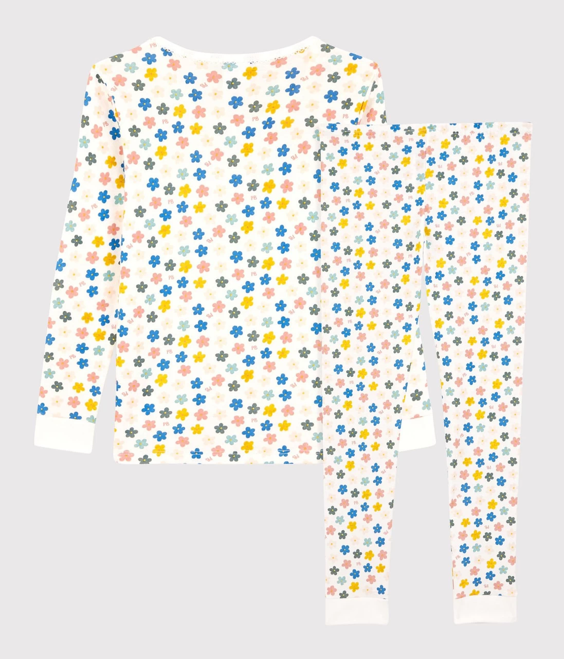 Petit Bateau Snugfit Pyjamas 22SS Girls Retro Floral - Image 4