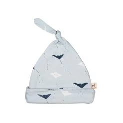 Red Caribou Knotted Beanie Ocean Voyagers Winter Sky