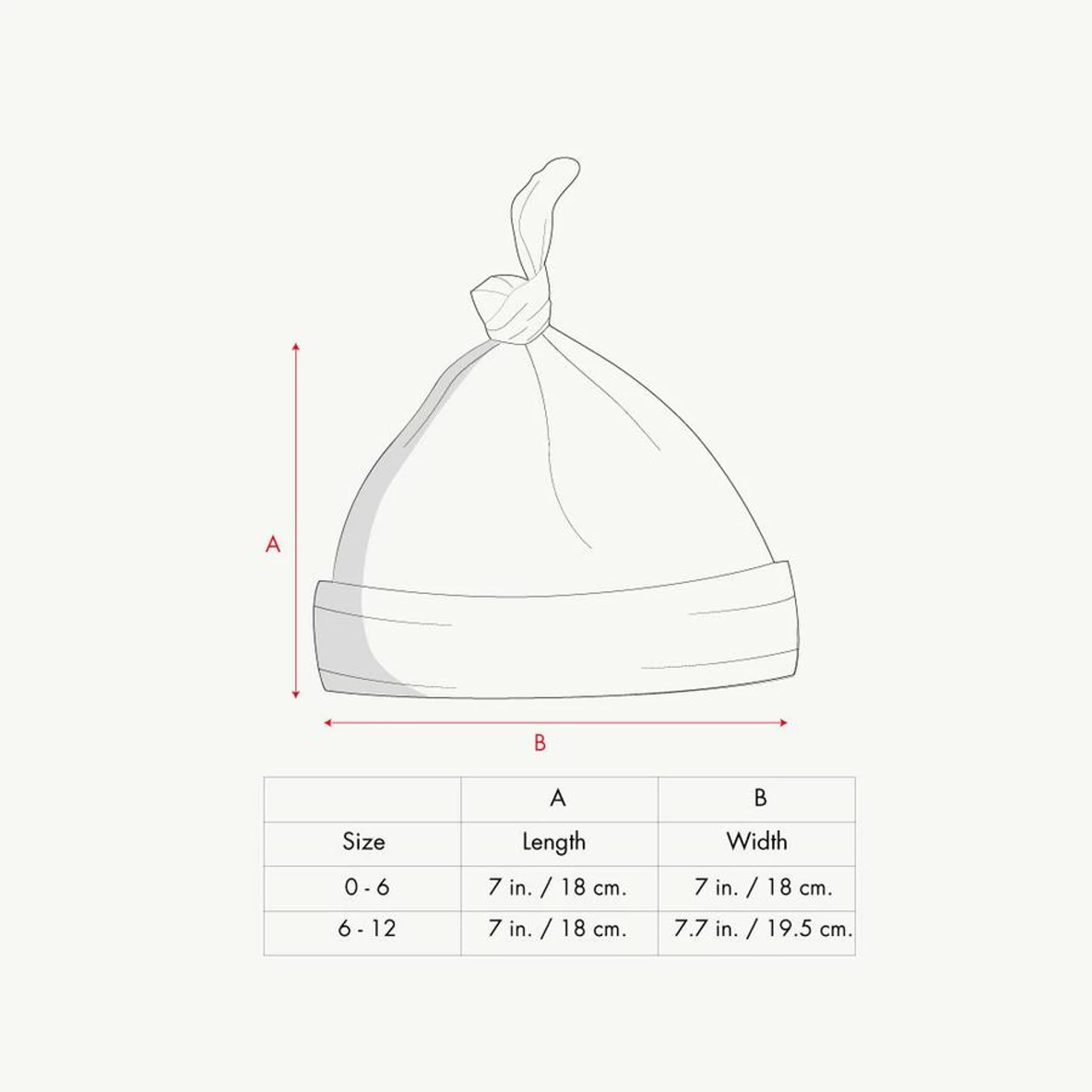 Red Caribou Knotted Beanie Passing Whales Eco White - Image 2