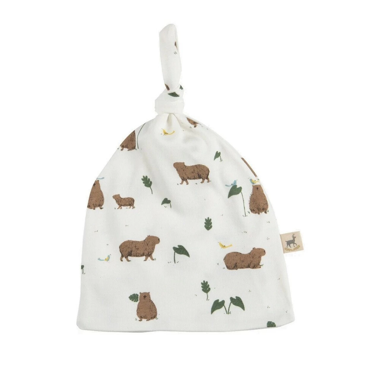 Red Caribou Knotted Beanie SS20 PALLY CAPYBARA-ECO-WHITE