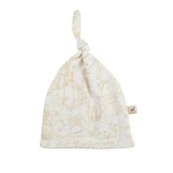 Red Caribou Knotted Beanie SS20 THE CANOPY-ECO-WHITE