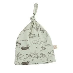 Red Caribou Knotted Beanie SS20 THE STORY-ALMOST AQUA