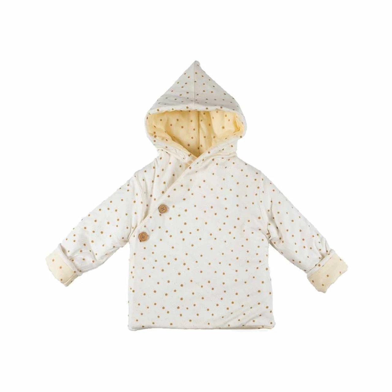 Red Caribou Reversible Jacket Magic Flakes Ivory