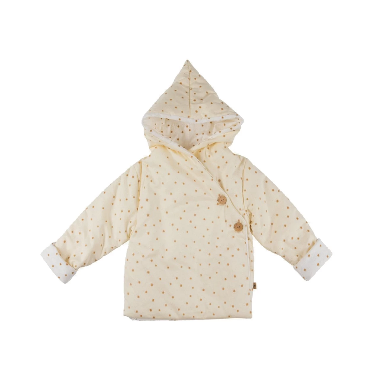 Red Caribou Reversible Jacket Magic Flakes Ivory - Image 2