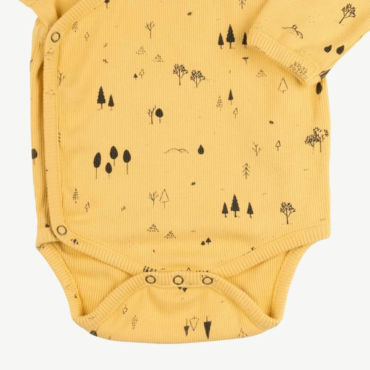 Red Caribou Rib Kimono Onesie FW21 The Woods Cornsilk - Image 4