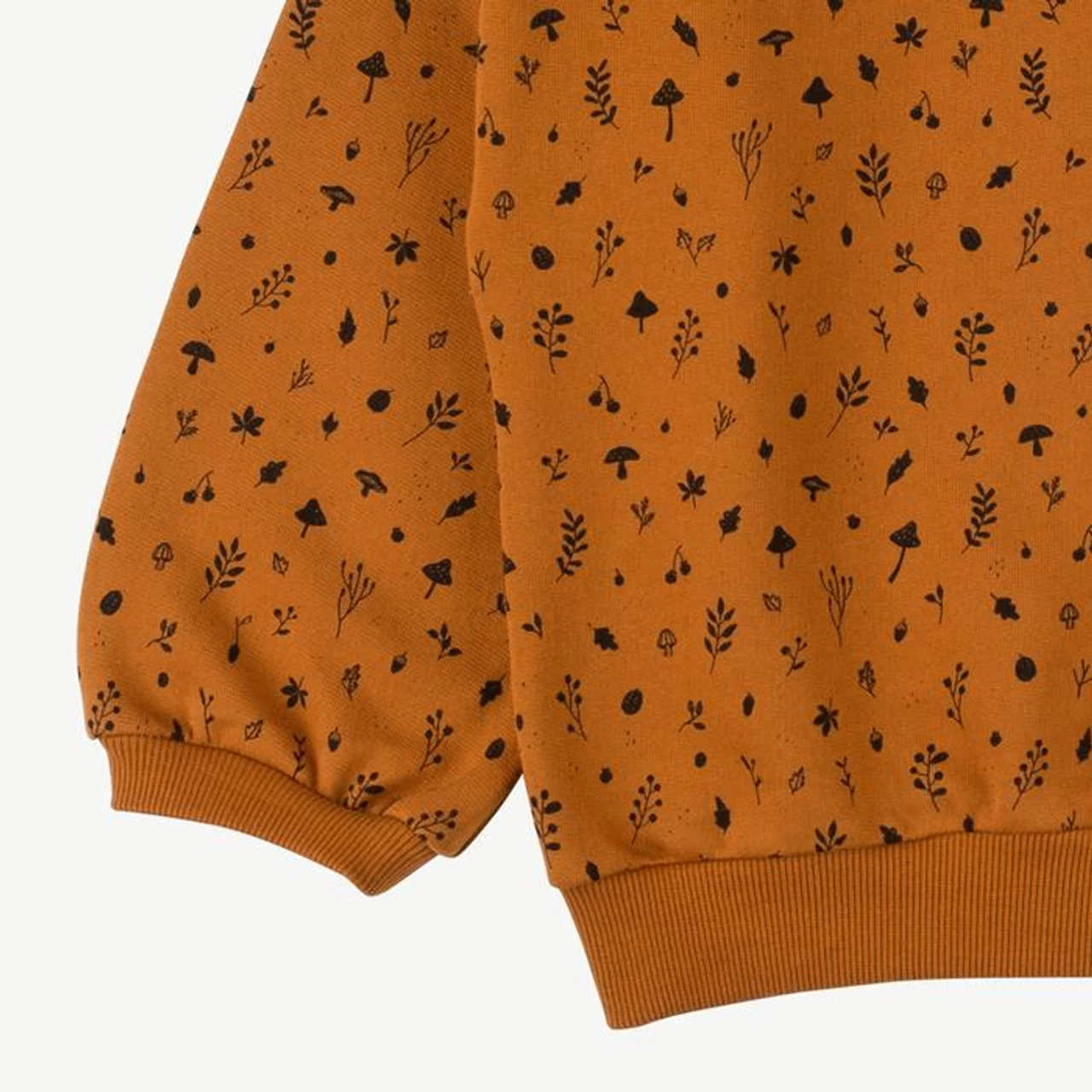 Red Caribou Sweatshirt FW21 Woodland Flora Sugar Almond - Image 3
