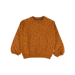 Red Caribou Sweatshirt FW21 Woodland Flora Sugar Almond