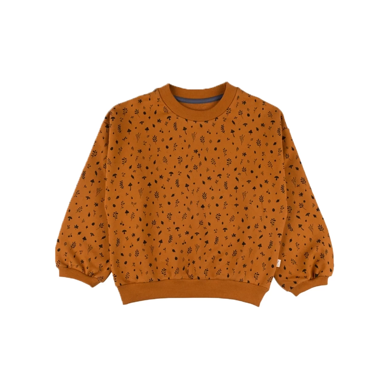 Red Caribou Sweatshirt FW21 Woodland Flora Sugar Almond