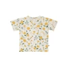 Red Caribou T-Shirt S/s SS22 Spring Blossom - Whisper White