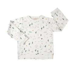 Red Caribou Terry Sweatshirt Native Desert Ivory