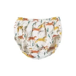 Red Caribou Woven Bloomer Wild Horses Ivory G.Dyed