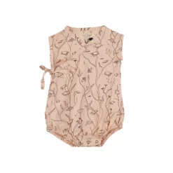 Red Caribou Woven Onesie Sea Turtles Spanish Villa