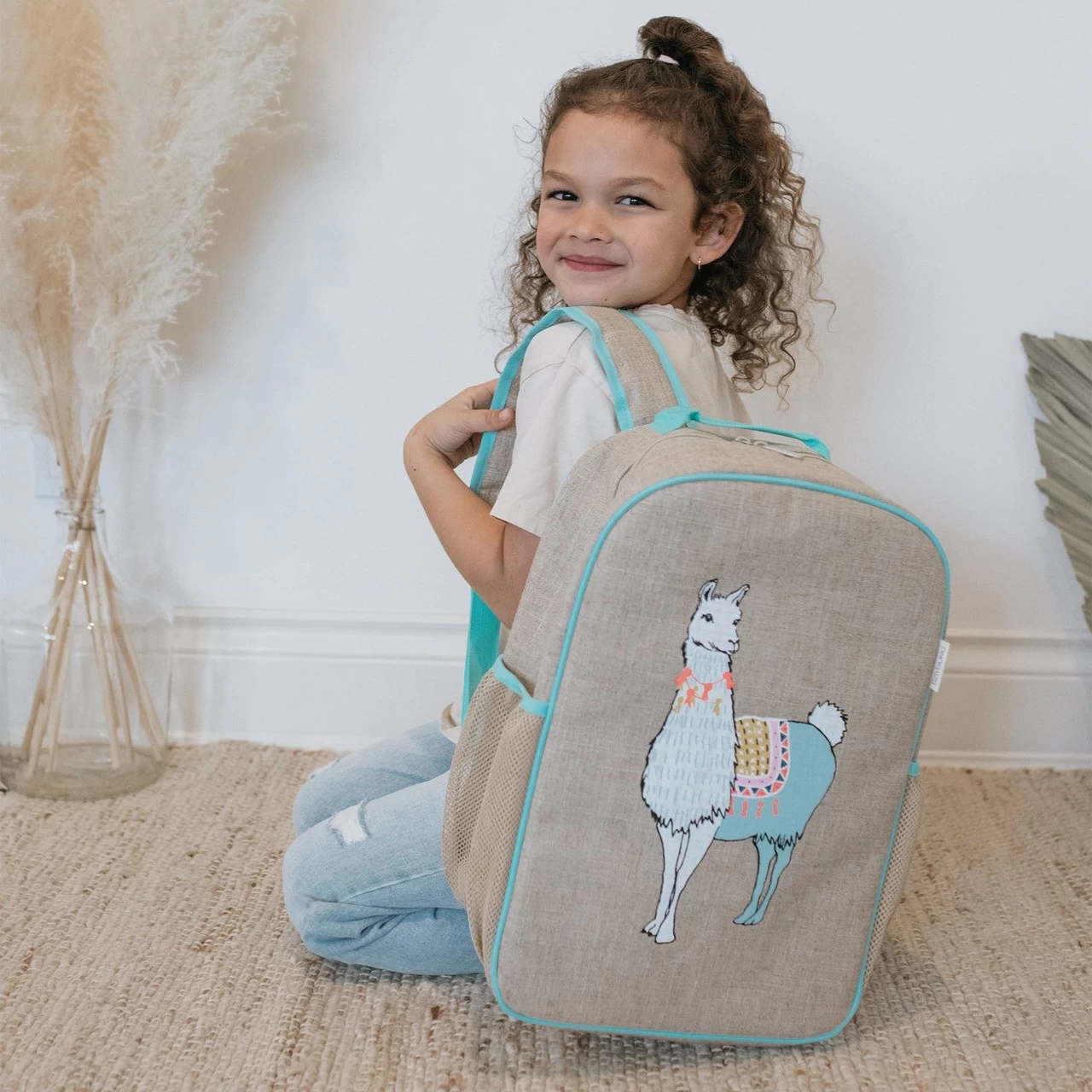SoYoung Grade School Backpacks Groovy Llama - Image 7