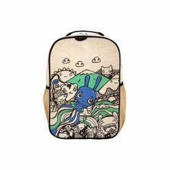 SoYoung Toddler Backpacks Raw Linen Pixopop Flying