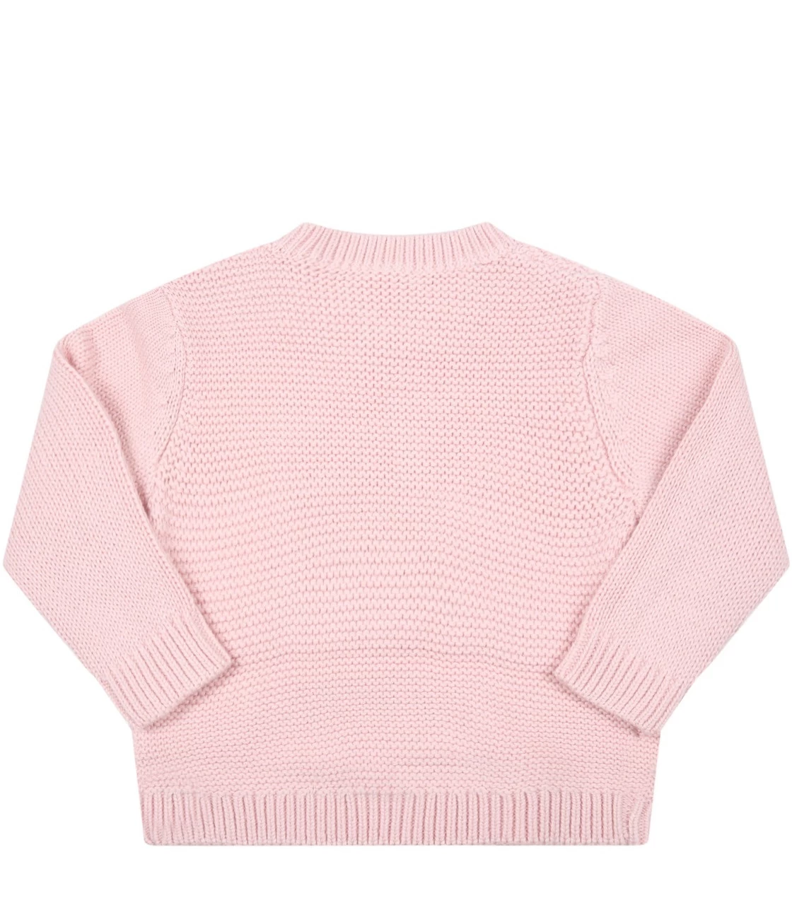 Stella McCartney BABY GIRL SWEATER WITH SMILEY MUSHROOM IN STITCH - Image 2