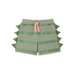 Stella McCartney Boy Gecko Striped Fleece Shorts