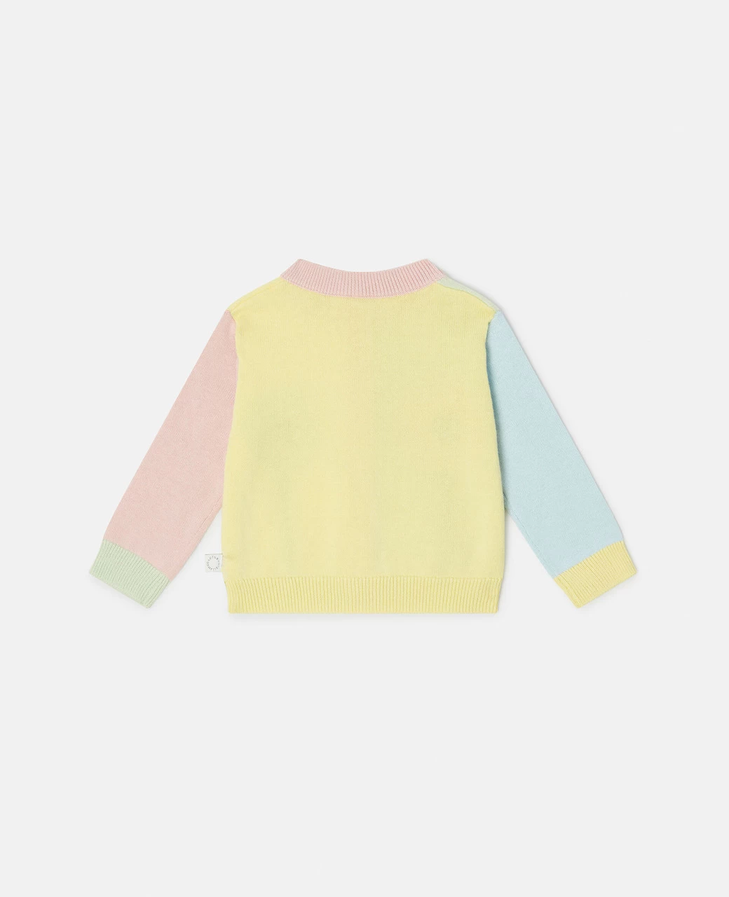 Stella McCartney Girl Color Block Cardigan With Flower - Image 3