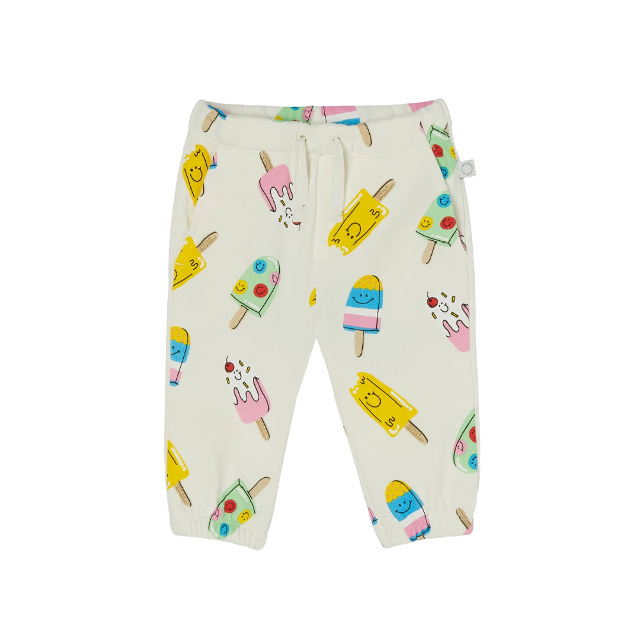 STELLA MCCARTNEY StellaMcCartney BBBoy Ice Lolly Fleece Joggers White