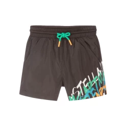 STELLA MCCARTNEY StellaMcCartney Boy Polyester Sport Shorts W/Scribble Stella