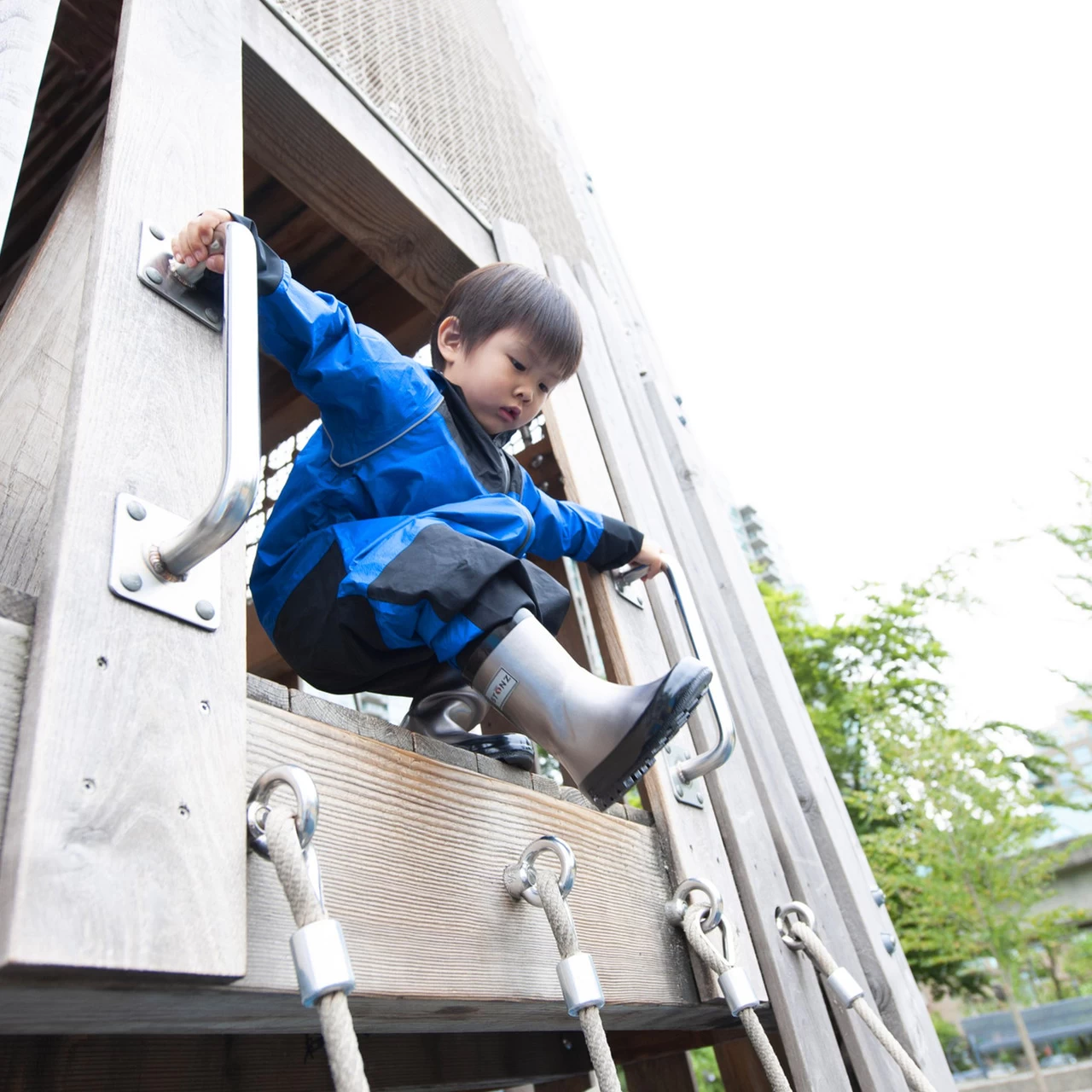 Stonz Rain Suit Blue - Image 6