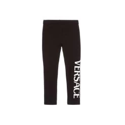 Versace Girls Leggings With Logo